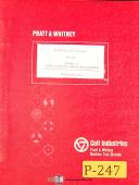 Pratt & Whitney-Pratt Whitney C machine, Tape O Matic, NOR Drill Parts Manual 1965-C-Model C-01